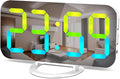 SZELAM Digital Alarm Clock, LED RGB Colorful Clocks, by SZELAM