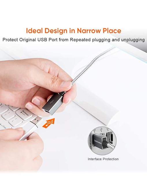 CableCreation Short USB 3.0 Extension Cable 1FT, USB 3.0 A Male to Female - Image 3