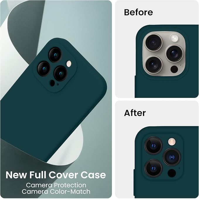 FireNova Designed for iPhone 15 Pro Max Case, Silicone Upgraded Phone Case with - Image 3