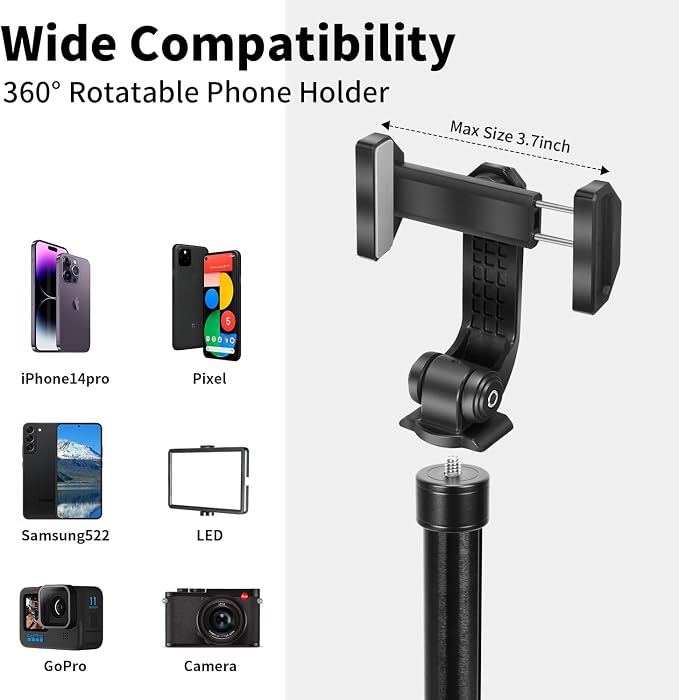 64" Phone Selfie Stick Tripod - Image 3