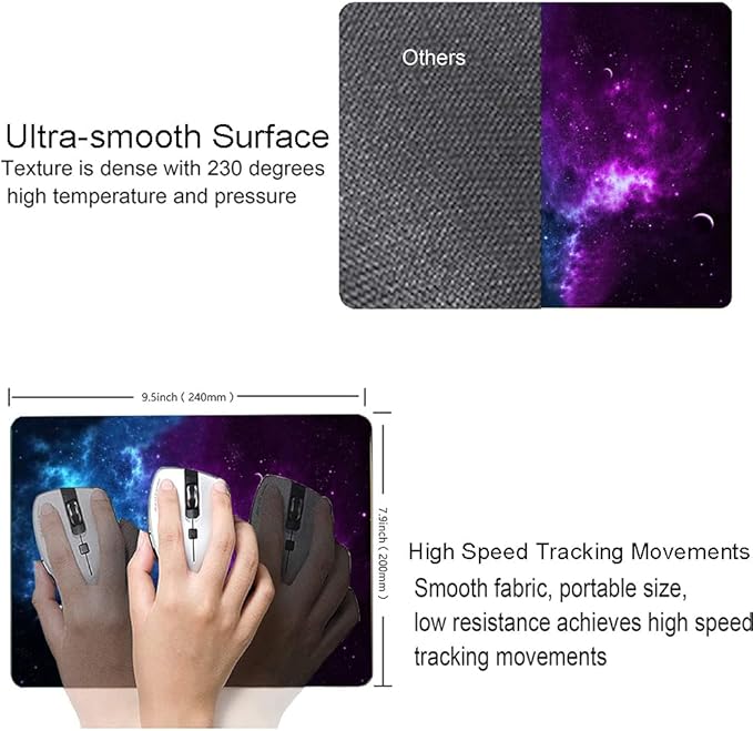 IMAYONDIA Nebula Galaxy Mouse Pad - Image 3