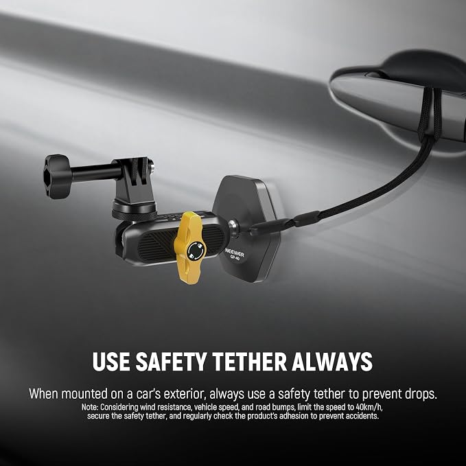 Neewer Magnetic Action Camera Car Mount Kit - Image 6