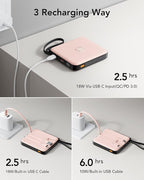 VRURC Mini Portable Charger, 22.5W USB C Fast Charging 10000mAh Pocket Power - Image 7