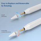 Upgraded Replacement Tips for Apple Pencil Pro/2nd Gen/1st Gen/USB-C, No Wear - Image 4
