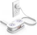 ORICO 20W USB-C PD Travel Power Strip, 4 AC Outlets 3 USB Ports, 4FT Flat Plug by PioneerDataSolutionPowerYourFuture