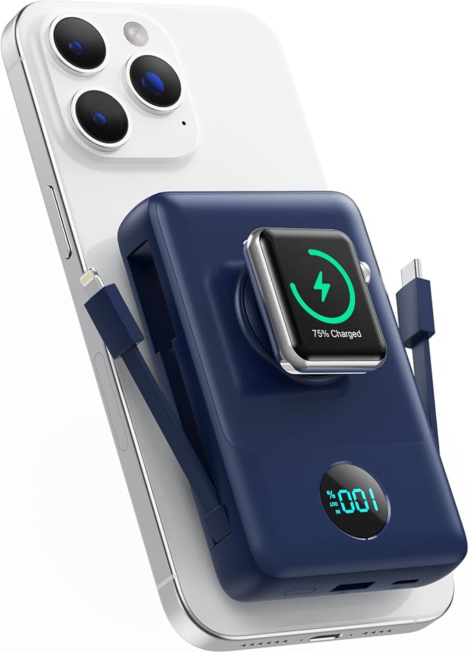 Magnetic Portable Charger 10800mAh by APHUWJ