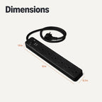 Amazon Basics Rectangle 6-Outlet, 600 Joule Surge Protector Power Strip - Image 5