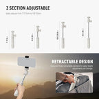 NEEWER Basics Mini Desk Selfie Stick Tripod Compatible - Image 2