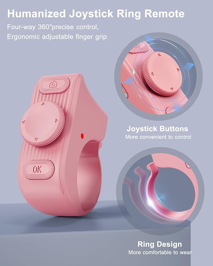 TikTok Scrolling Ring Remote Control, Camera Shutter Remote, Wireless Bluetooth - Image 3