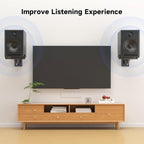 suptek Large Dual Side Clamping Bookshelf Speaker Wall Mounting Bracket - Image 4