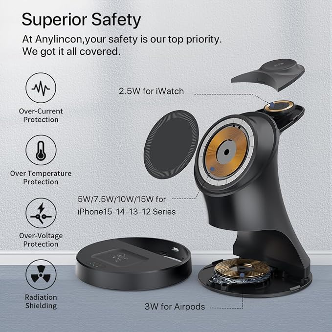 3 in 1 Wireless Charging Station - Image 6