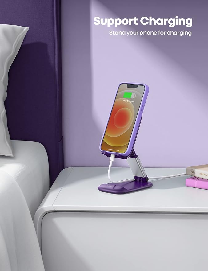 Lamicall Purple Phone Stand for Desk - Image 3