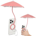 Magnetic Umbrella Phone Stand for Sun Protection, Adjustable Sun Shade Shield by AlwaysAccompanyatYourSide