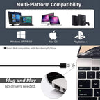 USB Microphone, 360 Degree Adjustable Gooseneck Design, Mute Button & LED - Image 5