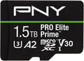 PNY 1.5TB PRO Elite Prime C10 U3 V30 A2 microSDXC Flash Memory Card – by PNY
