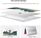 for MacBook Air 13 Inch Case 2021 2020 2019 2018, Plastic Hard Shell Case - Image 4