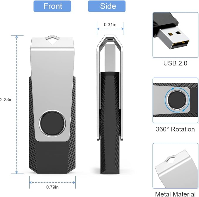 Aiibe 64GB USB Flash Drive 50 Pack - Image 5