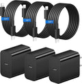 iPhone Fast Charger 3+3Pack 20W USB C Wall Charger by STAMISH