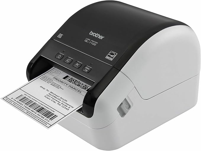 Brother QL-1100 Wide Format, Postage and Barcode Professional Thermal - Image 3