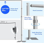 Pipe and Drap Backdrop Stand Kit, 10x 10ft Heavy Duty Adjustable Frame Backdrop - Image 4