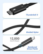 Thunderbolt 4 Cable, 240W Fast charging, 40Gbps Data Transfer, Supports 8K/4K - Image 5
