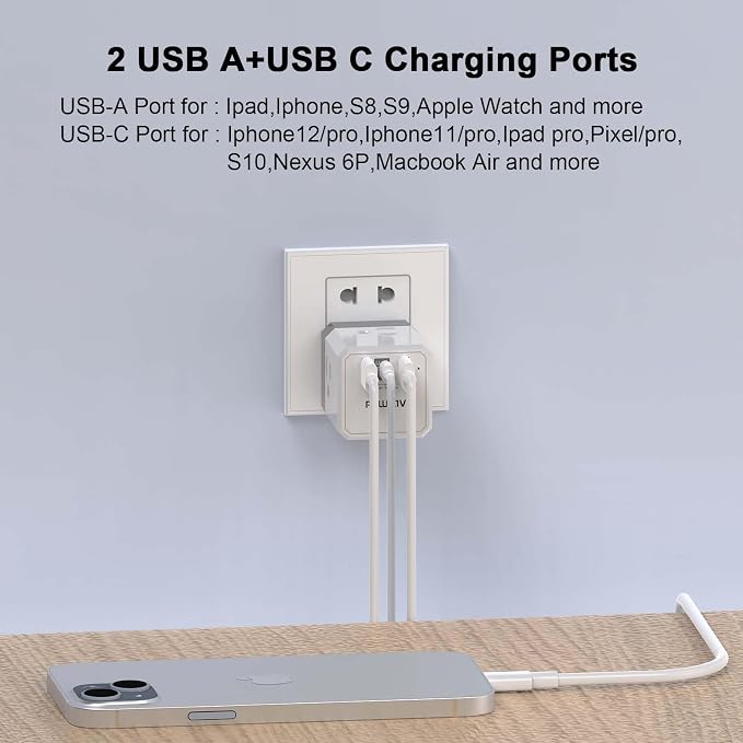 Cruise Ship Essentials, 3-Side Outlet Splitter - Image 4