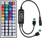 SUPERNIGHT RGB Light Strip Remote Controller, RF Remote of 2-in-1 4 Pin Dimming by SUPERNIGHT