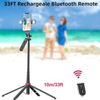 WOVTE 62" Selfie Stick with 2 Lights, Extendable Stand - Image 6