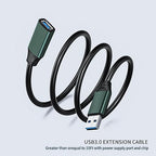 Kumiho 10Ft USB 3.0 Extension Cable Active Type A Male to A Female - Image 2