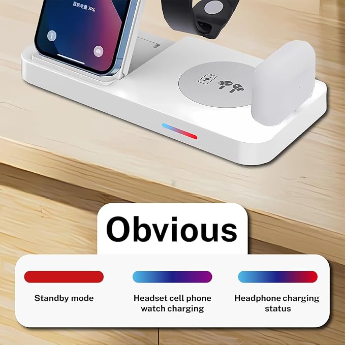 4-in-1 Fast Wireless Charging Station - Image 4
