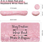 Large Mouse Pad and Keyboard Wrist Rest, Desk Pad - Image 3