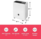 Frigidaire 60-Pint Portable Dehumidifier - Image 4