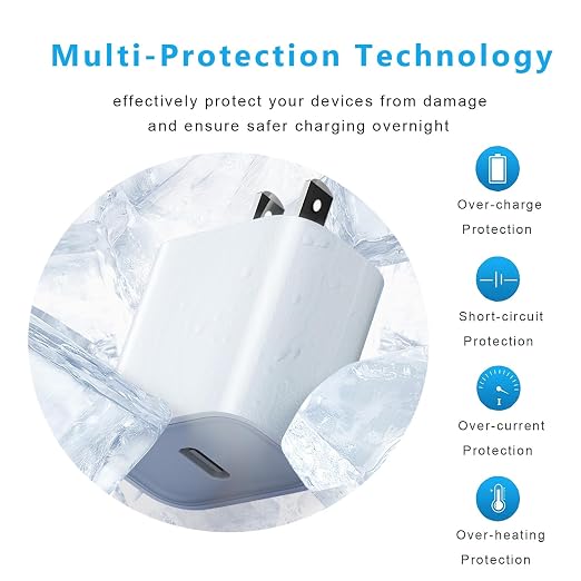 iPhone 14 Charger, Fast Charger iPhoneType C Charger USB C to Lightning Cable - Image 6
