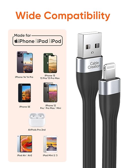CableCreation MFi Certified iPhone Charging Cable - Image 7