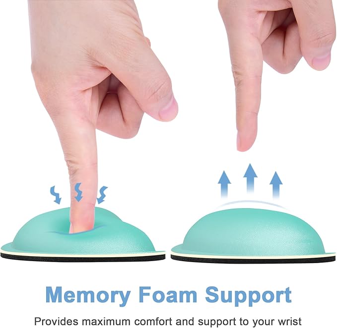 Dapesuom Mouse Wrist Rest, Ergonomic Memory Foam Mouse Wrist - Image 4