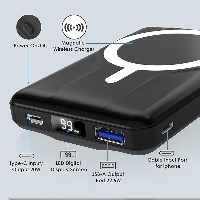 Azmuth Wireless Portable Charger - Image 2