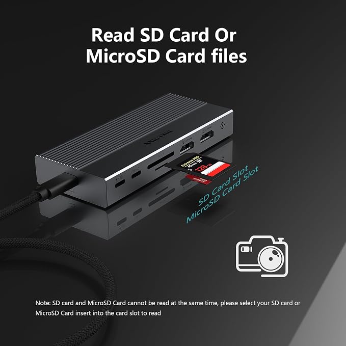 13-in-1 USB C Docking Station: Triple 4K Display, 100W Power Delivery, 5Gbps - Image 8