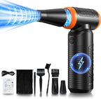 Compressed Air Duster, 000RPM Powerful Electric Air Duster, No Canned Air by DOWYLIKHOME