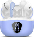 Wireless Earbuds, IP7 Waterproof in Ear Earphones, LED Display Ear buds by BESNOOW