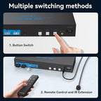 HDMI2.0+ Displayport1.4 KVM Switch 2 Monitors 3 Computers USB 3.0 KVM 8K & 4K - Image 6