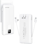 Charmast Portable Charger with Built-in Cables and Wall Plug, 20000mAh 20W USB by Charmast