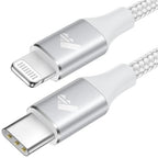 USB C to Lightning Cable 10FT, Power iPhone Charger Cord MFi Certified Braided by Aiminu