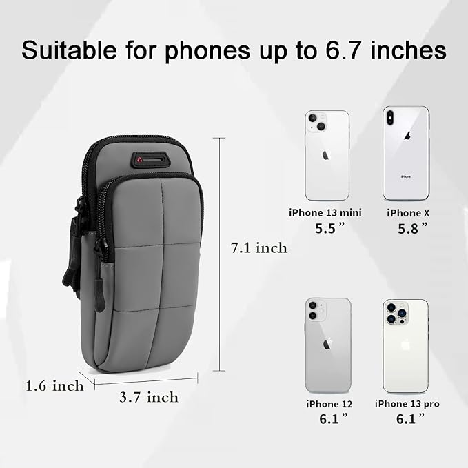 Phone Arm Bands for Running, Armband Cell Phone Holder for Exercise - Image 5