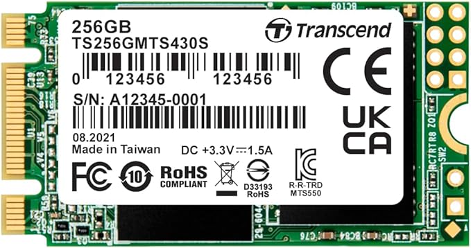Transcend 256GB M.2 2242 SATA III SSD by Transcend