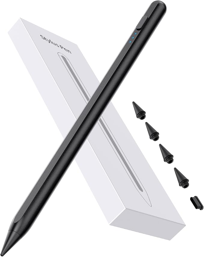 Stylus Pen for iPad 2018-2025, 15Mins Fast Charge for Apple Pencil, Palm - Image 9