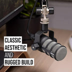 RØDE PodMic Cardioid Dynamic Broadcast Microphone — XLR Output, Requires Audio - Image 3