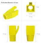 100Pack RJ45 Boot Cover, Cat5 Cat6 Cat6A Ethernet Network Cable Strain Relief - Image 2
