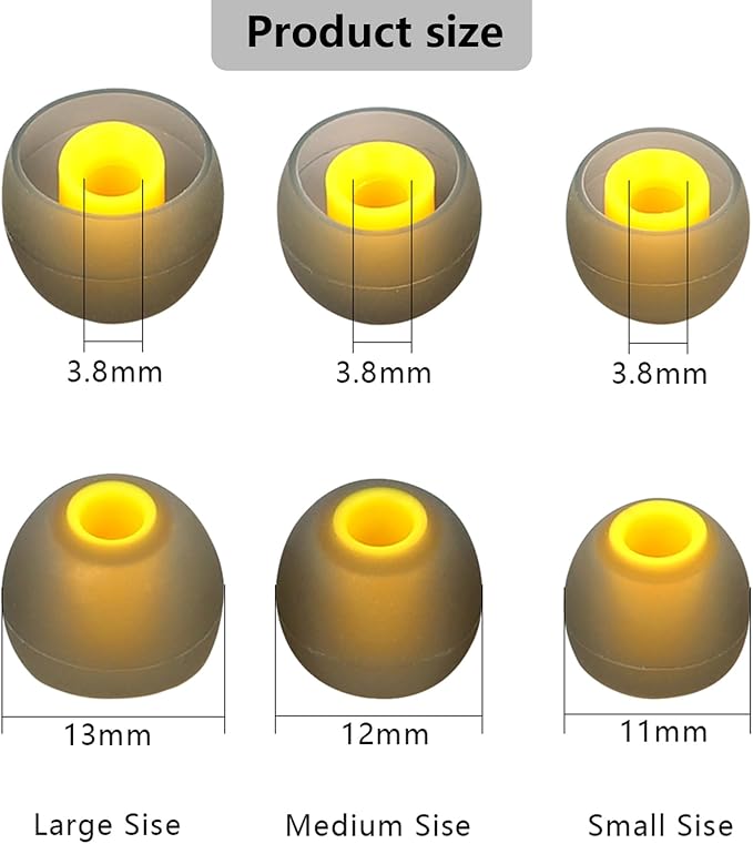 Earbud Replacement Tips Silicone Earbud Tips Earbud Covers Fit - Image 2