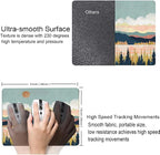 Mouse Pad, Abstract Landscape Mouse Pad, Square Mouse Mat Waterproof Mousepad - Image 5