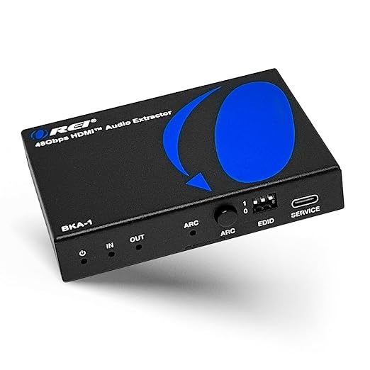 OREI 8K Audio Extractor HDMI UltraHD 4K @ 120Hz 48G HDMI 2.1 Audio Converter by OREI